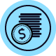 An icon of a coin stack