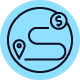 An icon showing the journey in business banking