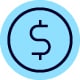 icon of dollar sign
