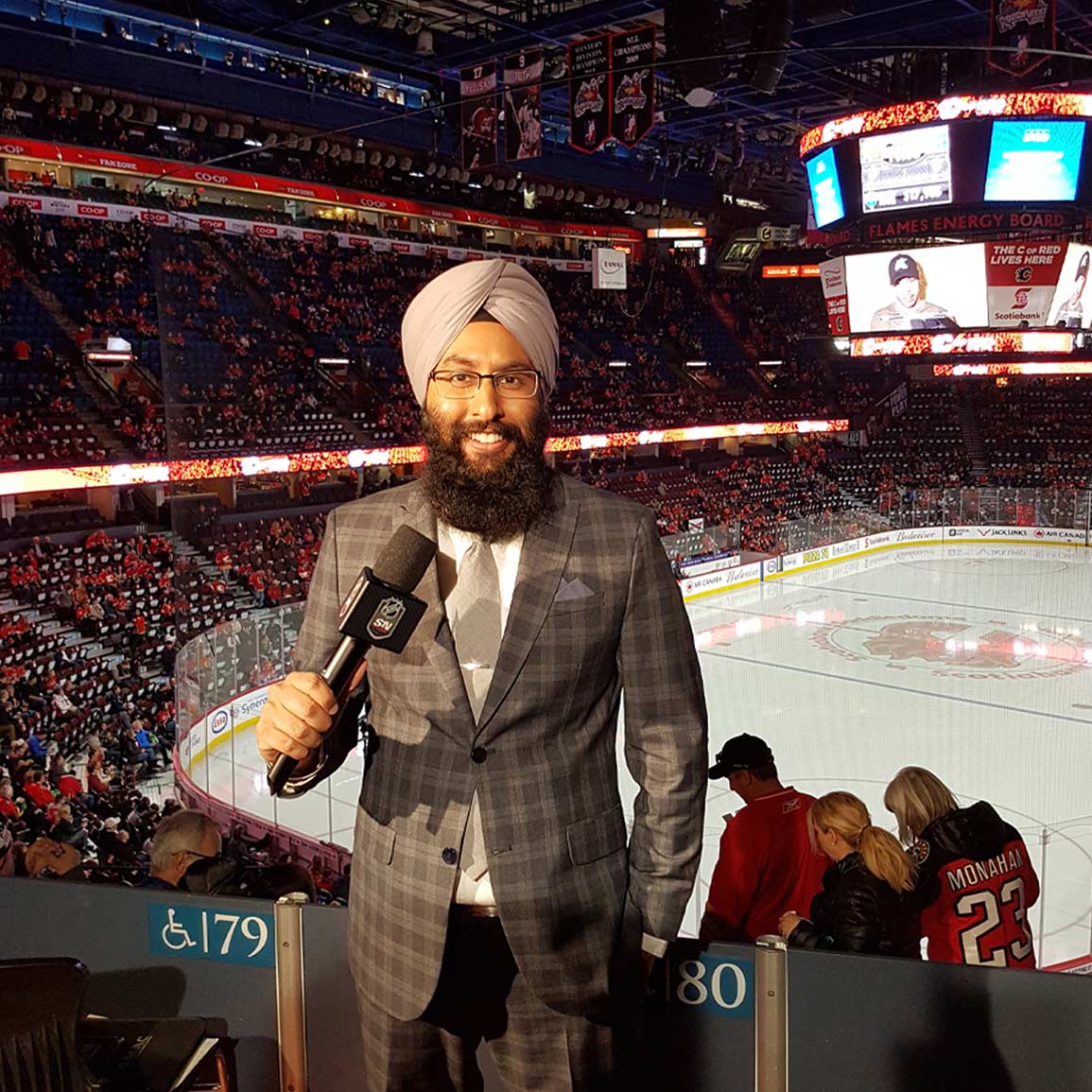His heart is so big”: Harnarayan Singh on surprising Kelly Hrudey with  heartfelt on-air moment