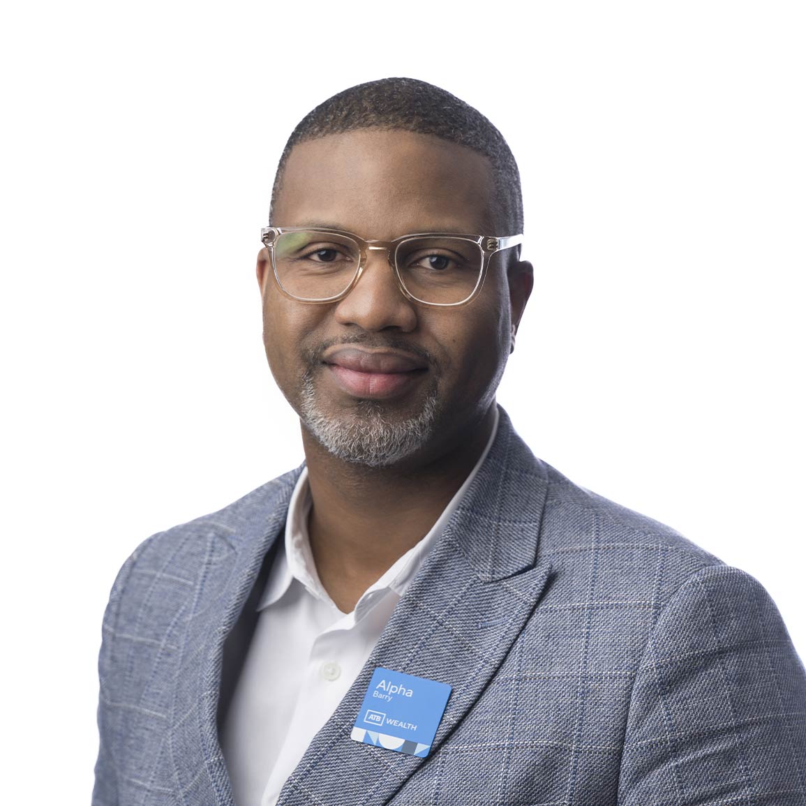 Photo of ATB Senior Financial Advisor Alpha Barry on white background