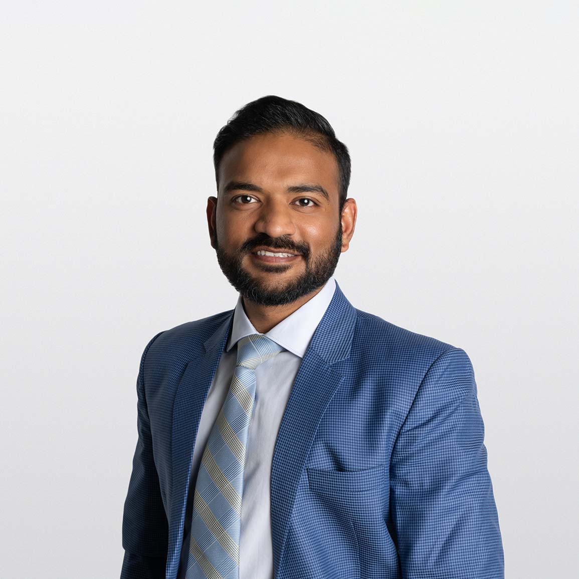 Image of Jay Patel, financial advisor on white background