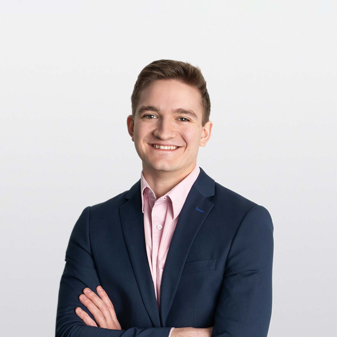 Image of Noah Lavergne, financial advisor on white background.