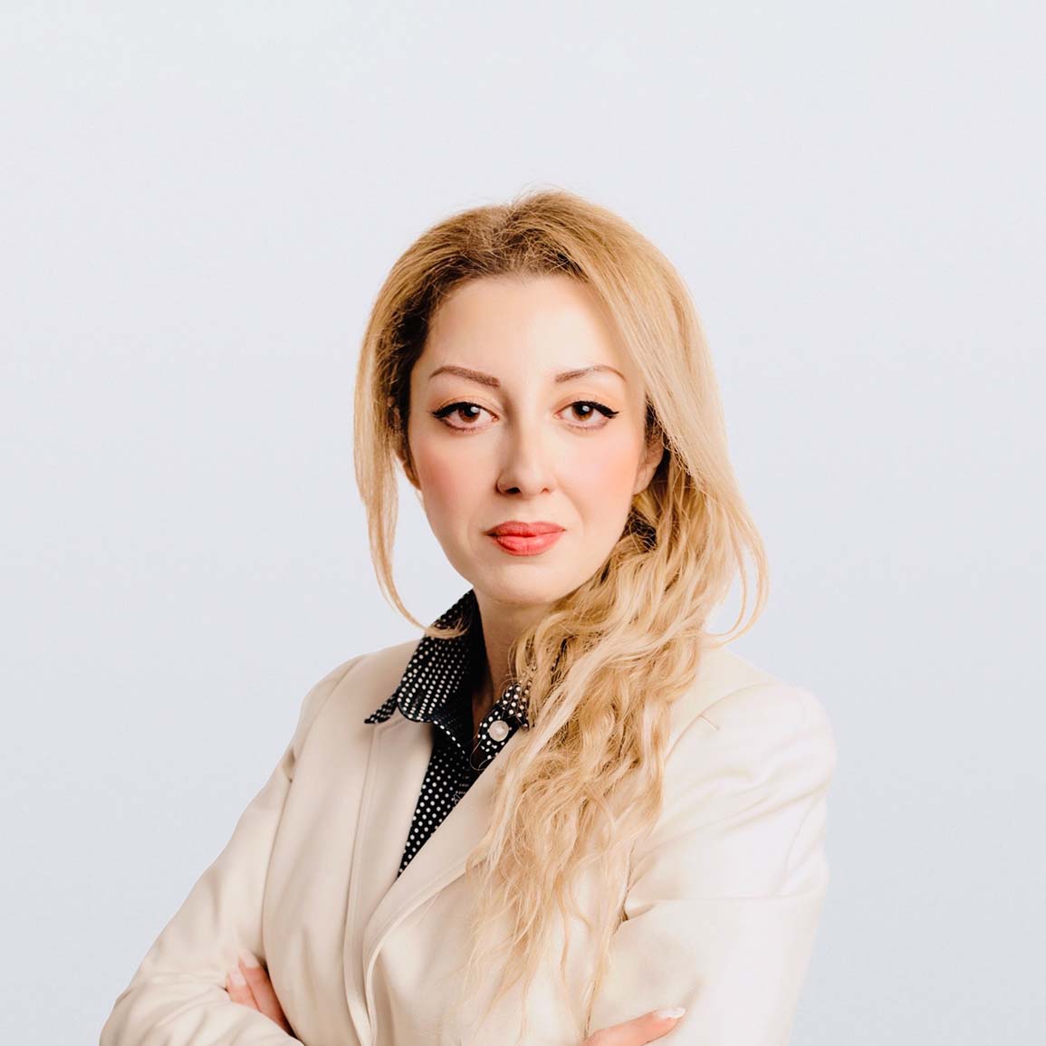 Image of Noushin Mohammadi, financial advisor on white background.