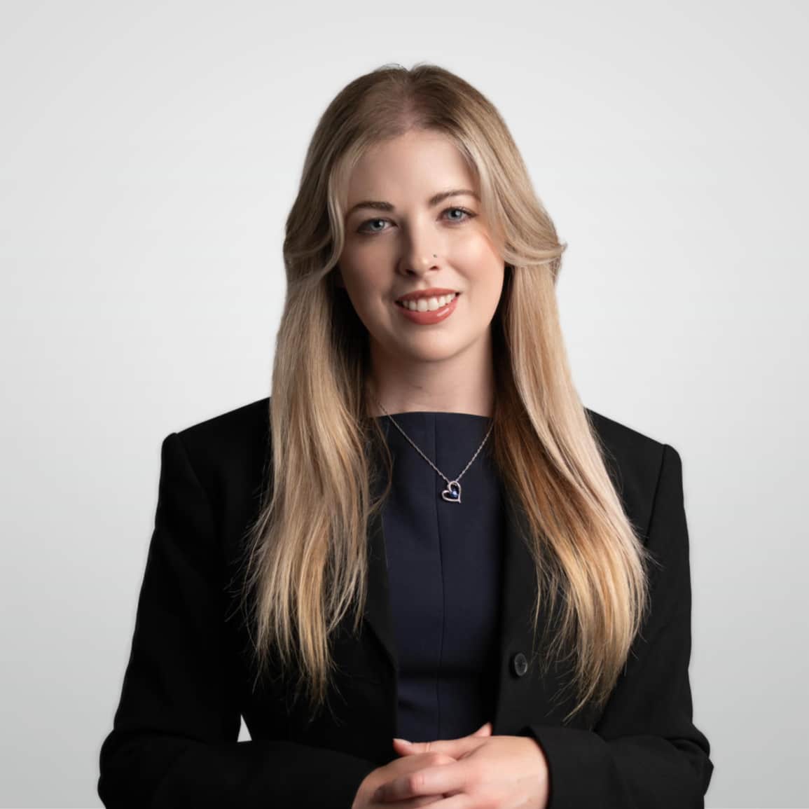 A professional headshot of Chantalle Bernier financial advisor at ATB on white background