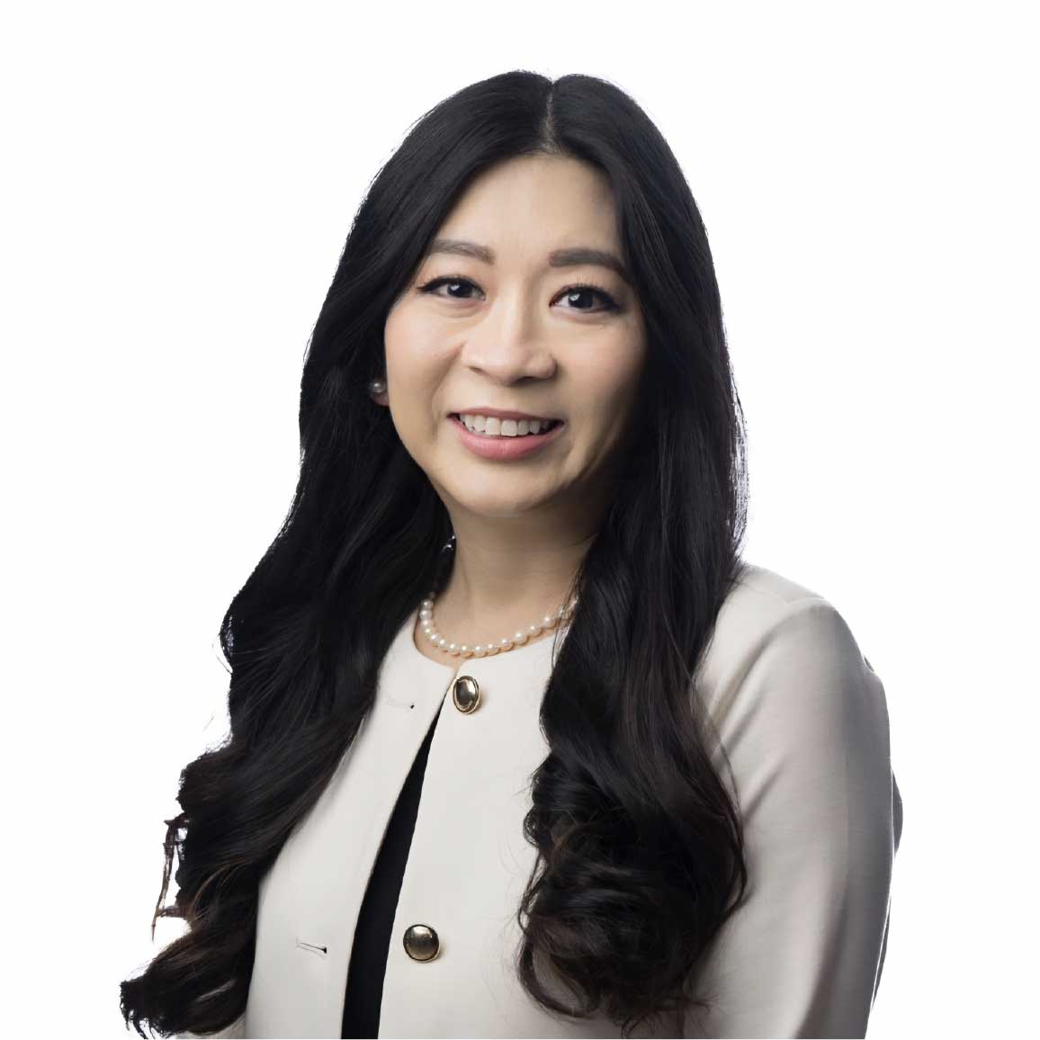 Professional headshot of Sarah Sampho,Senior Financial Advisor on white background
