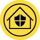 icon illustration to show an insured mortgage