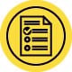 icon illustration comparing two different options